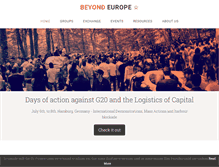 Tablet Screenshot of beyondeurope.net